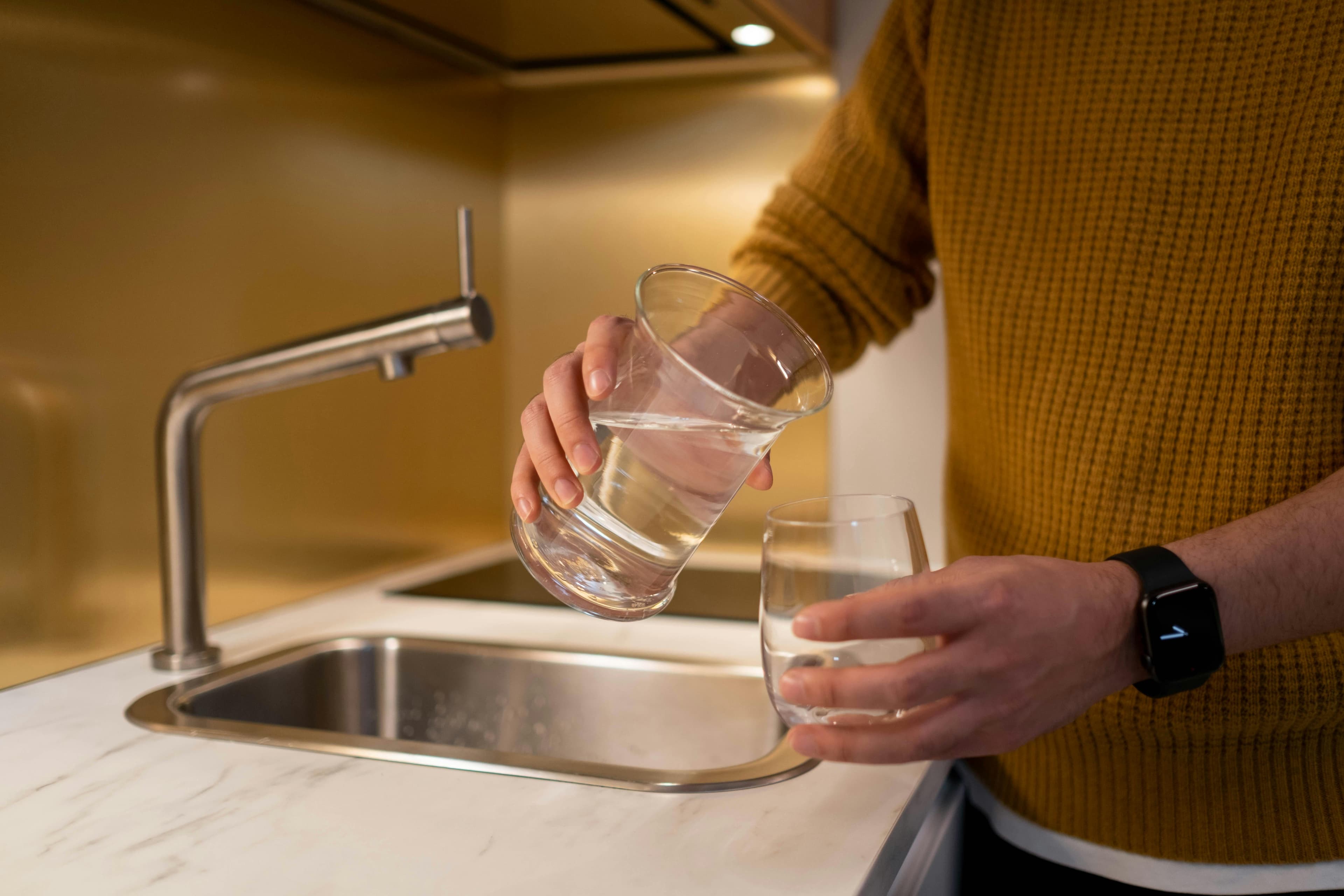 Acqua filtrata in casa